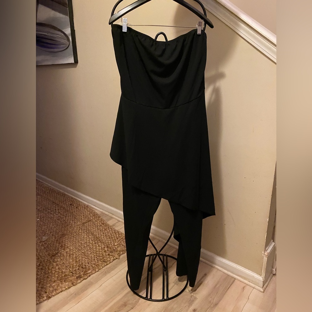 Tuxedo jumpsuit.